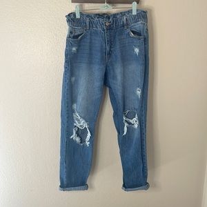 100% cotton mom jeans